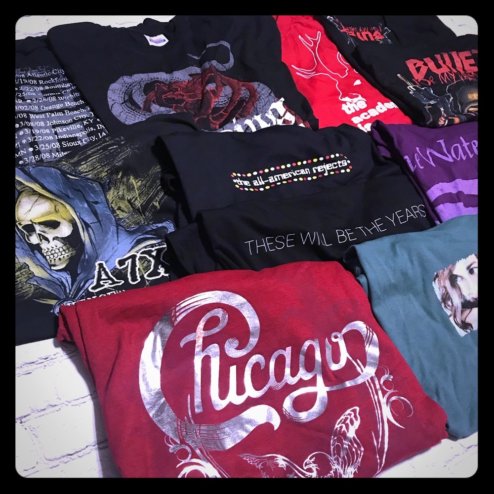New Mystery Concert/Tour Band Tee Dead Stock